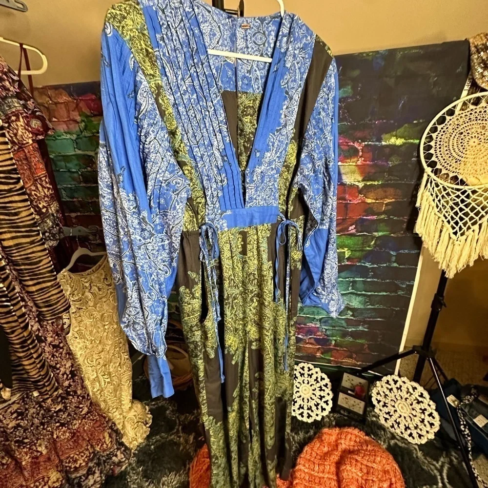 NWOT Free People Blooming Fields Jumpsuit
